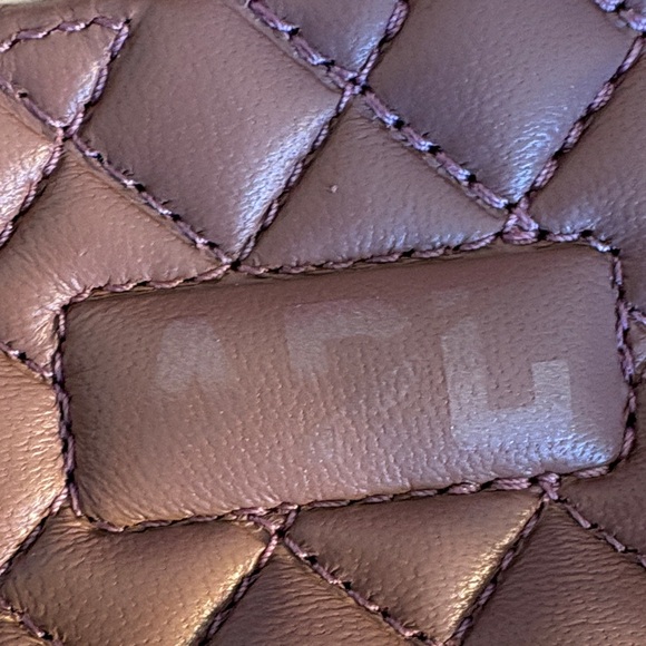 APL Women's Brown Quilted leather Slides - Picture 3 of 5